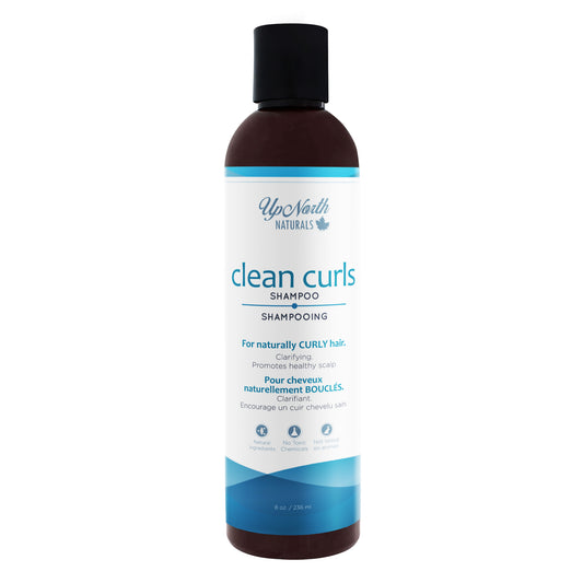 Clean Curls | Curly Hair Clarifying Shampoo for Scalp Care