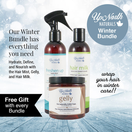 Winter Bundle | Hydrate, Define, and Nourish with the Hair Mist, Gelly, and Hair Milk.