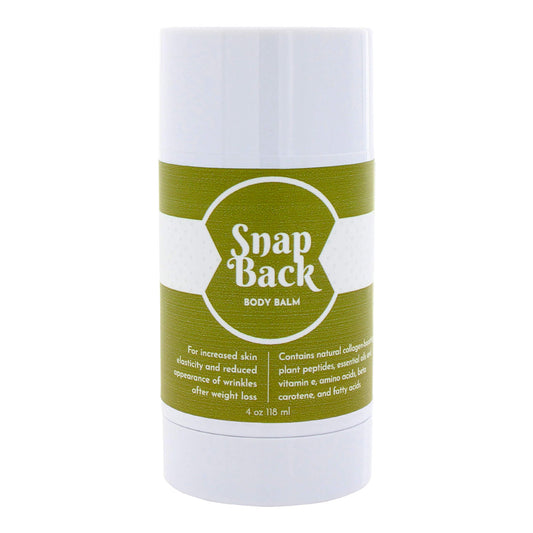 Front image of snap back body balm